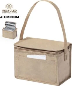 Merkloos Koeltas - Lunchtas - Koeltasje Lunch - Koelelementen - Isolatie - Volwassenen - Dames - Heren - Gerecycled - Papier - Aluminium -Buitenkampeer Winkel 1014x1200