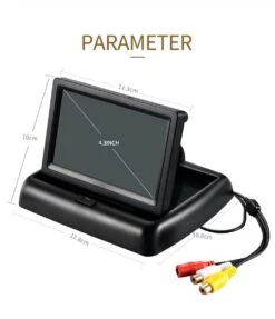 Yoelbaer Draagbare Display 4.3 Inch Color LCD TFT Monitor -Buitenkampeer Winkel 1033x1200 3