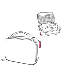 Reisenthel Thermocase Lunchbox - 1,5L - Dots Zwart -Buitenkampeer Winkel 1038x1200 2