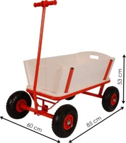 Benson Bolderkar - Bolderwagen Hout - Strandwagen - Kinderen - Boodschappenkar -Buitenkampeer Winkel 1064x1200 2