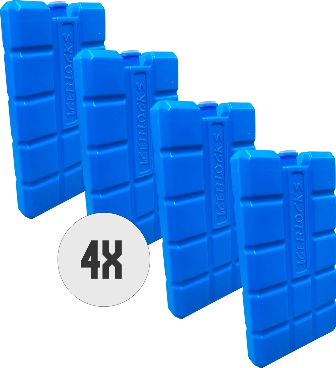DULA Blauwe Koelelementen - 4 Stuks 200 Gram - 8 X 15 X 2 Cm 3 DULA Blauwe Koelelementen - 4 Stuks 200 Gram - 8 X 15 X 2 Cm