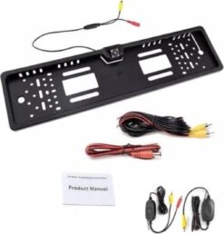 Draadloos Achteruitrijcamera 170 Graden Kijkhoek/Parkeerhulp/LED/Nachtzicht + Kentekenplaat Houder + Draadloos Module -Buitenkampeer Winkel 1150x1200 4