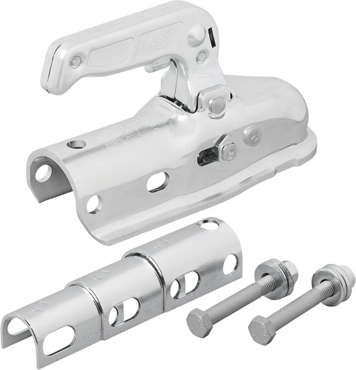 PROPLUS Pro Plus Disselkoppeling - Kogelkoppeling - Rond Ø 40, 45 En 50 Mm - Geremd 4 PROPLUS Pro Plus Disselkoppeling - Kogelkoppeling - Rond Ø 40, 45 En 50 Mm - Geremd - Afbeelding 2