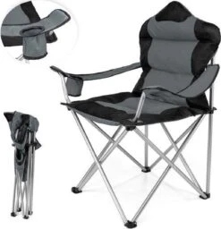 Sens Design Campingstoel - Kampeerstoel - Opvouwbaar - Grijs -Buitenkampeer Winkel 1160x1200