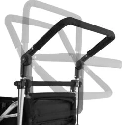 Tectake - Opvouwbare Bolderwagen Handkar Nico Zwart - 403549 -Buitenkampeer Winkel 1164x1200