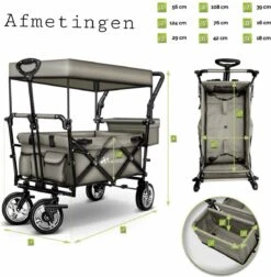 Wildebeest Bolderkar Opvouwbaar Grijs - Bolderwagen Met Kinder Zitje - Bolderkarren - Handkar Grijs - Opvouwbaar Transportwagen - Transportkar - Handkar Tuin Trolley Met Dak Transport Trolley XXL 15 Wildebeest Bolderkar Opvouwbaar Grijs - Bolderwagen Met Kinder Zitje - Bolderkarren - Handkar Grijs - Opvouwbaar Transportwagen - Transportkar - Handkar Tuin Trolley Met Dak Transport Trolley XXL -Buitenkampeer Winkel 1175x1200 6