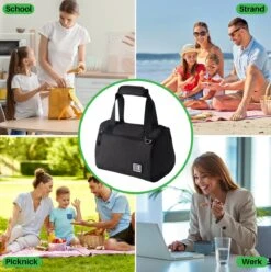 Brisby 4 Laags Geïsoleerde Koeltas - Lunchtas 10 Liter - Zwart -Buitenkampeer Winkel 1197x1200 21