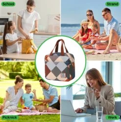 Brisby 4 Laags Geïsoleerde Koeltas - Lunchtas 4 Liter - Blok -Buitenkampeer Winkel 1197x1200 24