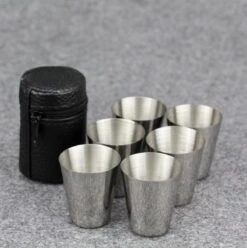 6x Rvs Shot Bekertjes - Borrelglaasjes - Thee/ Koffie Beker - Shotjes Met Leren Case - Bekers 30 ML -Buitenkampeer Winkel 1197x1200 34