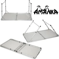 Aluminium Kampeertafel 120x60cm - Campingtafel Inklapbaar - 3-voudig Verstelbare Vouwtafel Antraciet 15 Aluminium Kampeertafel 120x60cm - Campingtafel Inklapbaar - 3-voudig Verstelbare Vouwtafel Antraciet -Buitenkampeer Winkel 1198x1200