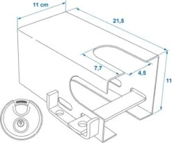 PROPLUS Pro Plus Koppelingsslot Met Discusslot PM - Rood -Buitenkampeer Winkel 1200x1001