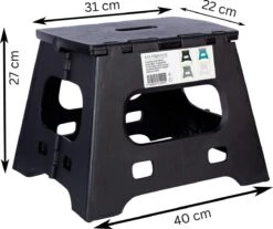 Splendole Opstapje Inklapbaar Caravanopstapje - Opvouwbaar - 120 Kg - 27 Cm Krukje Zwart -Buitenkampeer Winkel 1200x1008 3