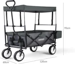 Monzana Bolderkar Opvouwbaar - 100 Liter - Met Afneembaar Dak Grijs 19 Monzana Bolderkar Opvouwbaar - 100 Liter - Met Afneembaar Dak Grijs -Buitenkampeer Winkel 1200x1020 2