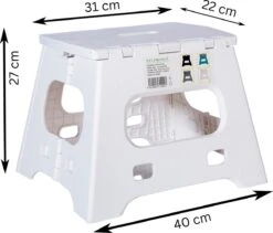 Splendole Opstapje Inklapbaar Caravanopstapje - Opvouwbaar - 120 Kg - 27 Cm Krukje Wit -Buitenkampeer Winkel 1200x1025 4