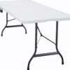 Casaria Tuintafel Opvouwbaar – Met Draaggreep 220x70 Cm – Wit -Buitenkampeer Winkel 1200x1042
