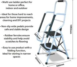 Aidapt Opstapkruk Met Leuning - 2 Treden 12 Aidapt Opstapkruk Met Leuning - 2 Treden -Buitenkampeer Winkel 1200x1047 8