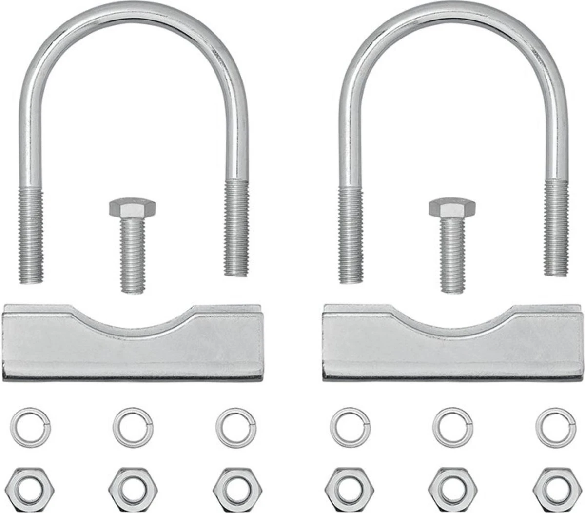 PROPLUS Pro Plus U-Beugel 60/70 Mm Voor Neuswielklem - 2 Stuks 6 PROPLUS Pro Plus U-Beugel 60/70 Mm Voor Neuswielklem - 2 Stuks - Afbeelding 4