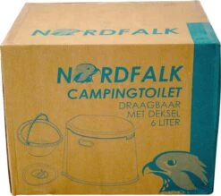 NordFalk Draagbaar Campingtoilet 6 Liter - Camping Toilet Met Binnenemmer - Incl. Deksel En Rolhouder -Buitenkampeer Winkel 1200x1063 4