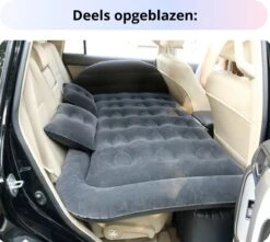 Opblaasbaar Auto Matras - Auto Luchtbed Grijs - Achterbank En Achterbak - Tweepersoons 3-in-1 Universeel Automatras - Inclusief Elektrische Pomp En Accessoires - Kampeer Luchtbed Voor Reizen -Buitenkampeer Winkel 1200x1076 6
