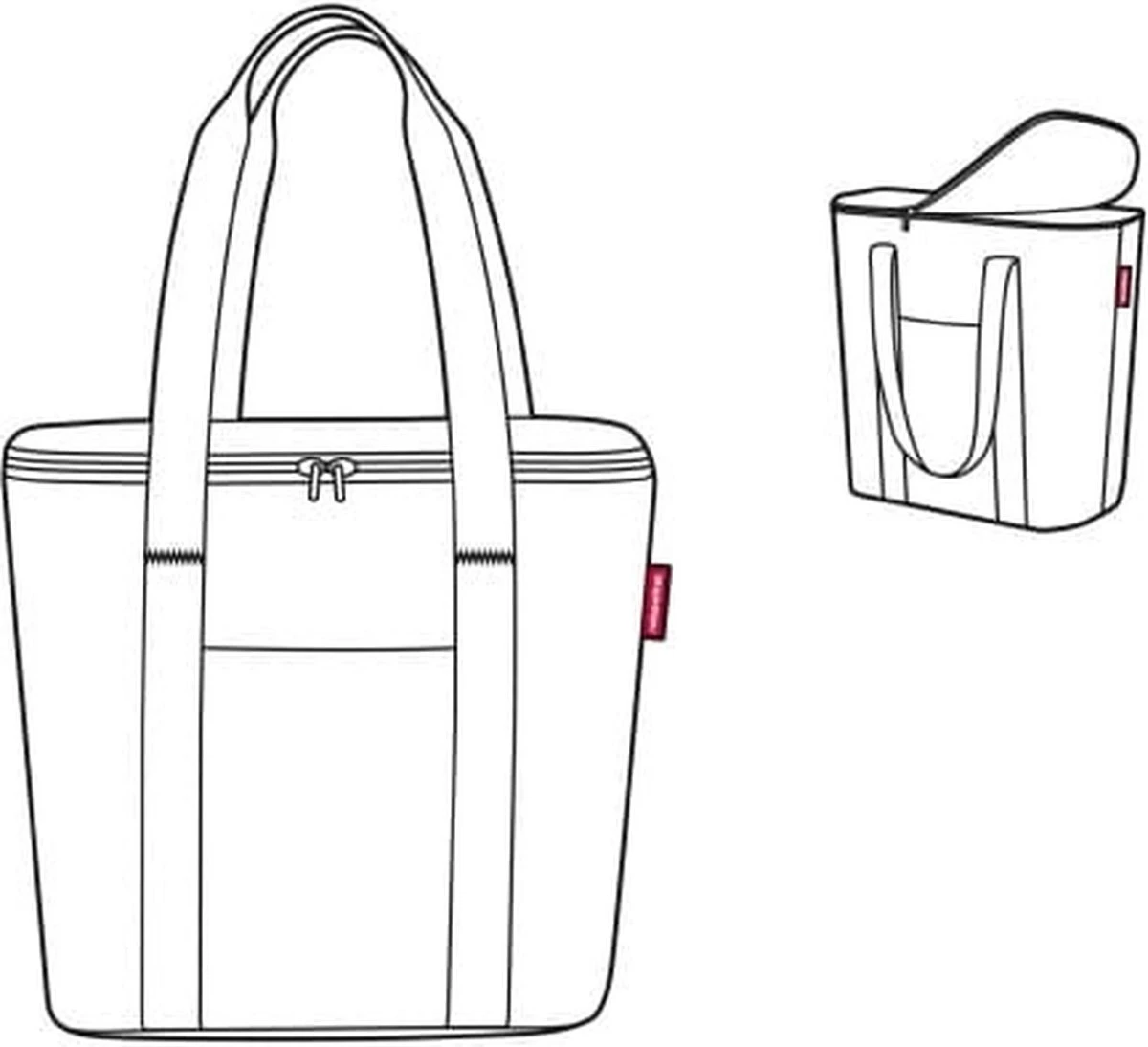 Reisenthel Thermoshopper Koeltas - 15L - Signature Black Zwart 7 Reisenthel Thermoshopper Koeltas - 15L - Signature Black Zwart - Afbeelding 5