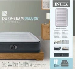 Intex Luchtbed - Twijfelaar - 137 X 191 X 33 Cm - Grijs - Met Ingebouwde Pomp, Hoeslaken Antraciet En Reparatieset 13 Intex Luchtbed - Twijfelaar - 137 X 191 X 33 Cm - Grijs - Met Ingebouwde Pomp, Hoeslaken Antraciet En Reparatieset -Buitenkampeer Winkel 1200x1095 1