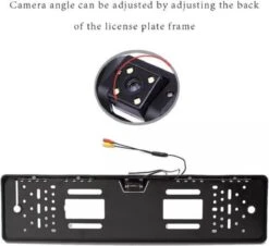 Draadloos Achteruitrijcamera 170 Graden Kijkhoek/Parkeerhulp/LED/Nachtzicht + Kentekenplaat Houder + Draadloos Module -Buitenkampeer Winkel 1200x1100 8