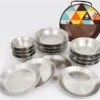 Merkloos Kampeerservies Roestvrijstaal Borden En Kommen 16-delig Servies RVS -Buitenkampeer Winkel 1200x1126 7