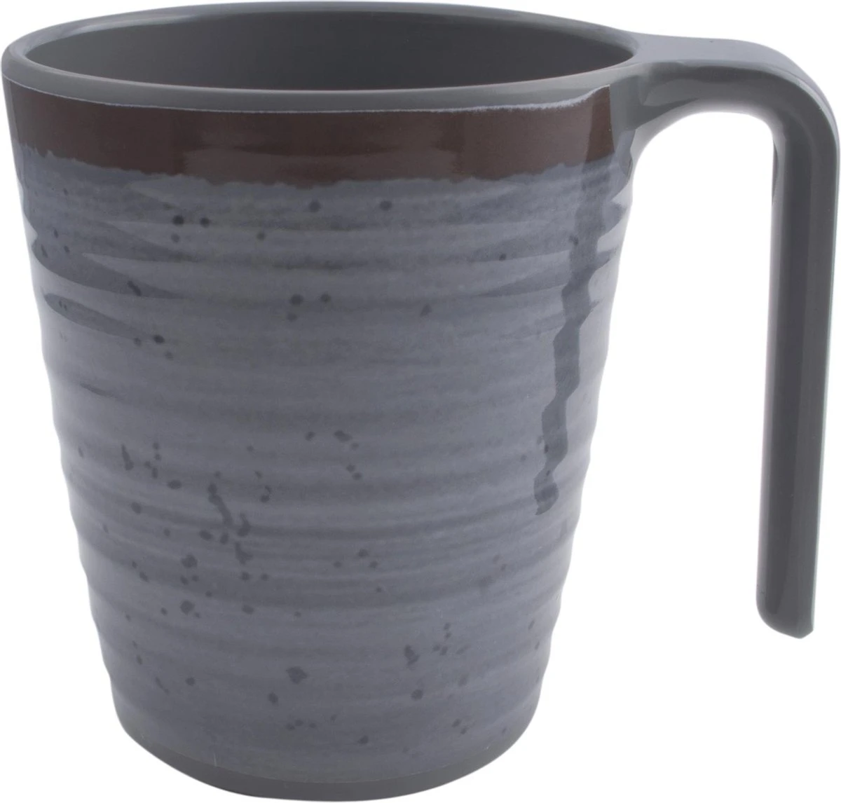 Bo-Camp - Mok - Halo - L - 4 Stuks - Grijs 5 Bo-Camp - Mok - Halo - L - 4 Stuks - Grijs - Afbeelding 3