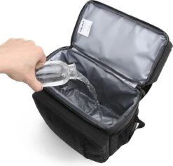 Koeltas Rugzak (28L) - Geschikt Voor 16 Blikjes - Lunchtas Voor Dames En Heren - Zwart -Buitenkampeer Winkel 1200x1148 3