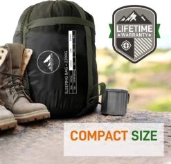 HikeMeister® Outdoor Survival Fishing Mummy Slaapzak 230 X 80 Cm -8°C -Buitenkampeer Winkel 1200x1152 3