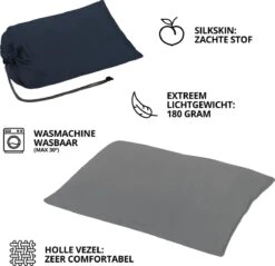 Dutch Mountains Slaapzak Goeree XL - Kussen 25x15cm - 220x90cm Katoenen Slaapzak - Tochtstrip -Buitenkampeer Winkel 1200x1163 3