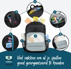 Sunflake Koelrugzak Groot - Lunchtas - Koeltas Backpack Voor Dames & Heren - Zwart 16 Sunflake Koelrugzak Groot - Lunchtas - Koeltas Backpack Voor Dames & Heren - Zwart -Buitenkampeer Winkel 1200x1170 3