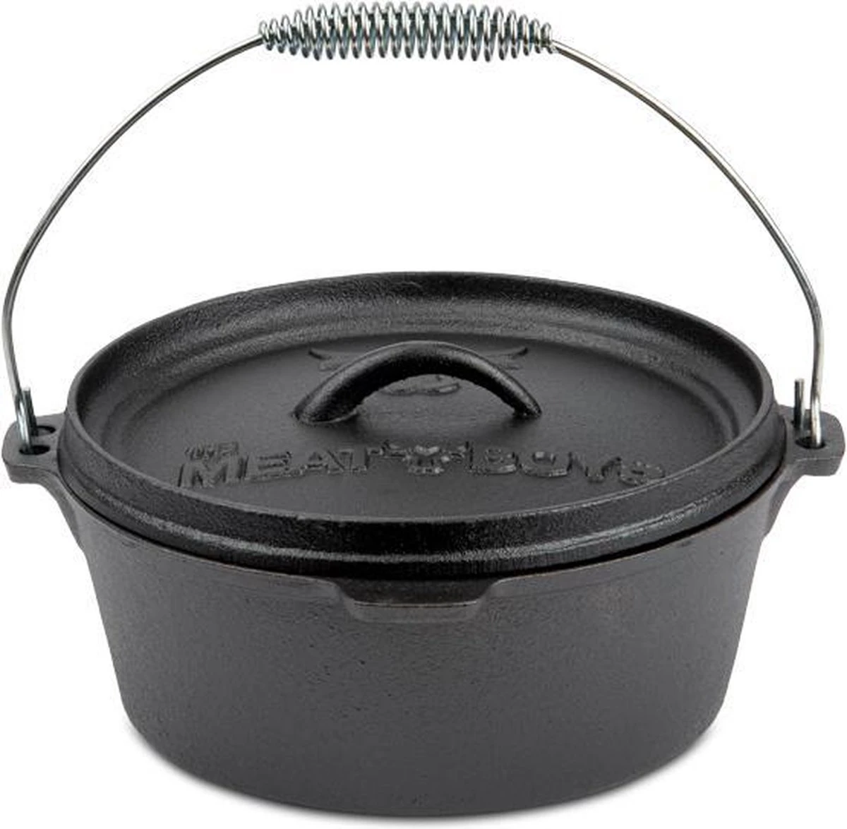 Merkloos Dutch Oven 4,5L - The Meat Boys - BBQ Pan 3 Merkloos Dutch Oven 4,5L - The Meat Boys - BBQ Pan