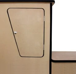 Camper Keuken MDF - Linkerkant EU - Inclusief Kledingstang + Wijnrek - Onbewerkt - Inbouw Kasten Inrichting Kampeerauto Caravan -Buitenkampeer Winkel 1200x1176 1