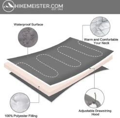 Meisterhome® Mummy Slaapzak - Kamperen - Antraciet - Ca. 220 X 75 Cm - Incl. Draagtas -Buitenkampeer Winkel 1200x1176 6