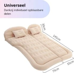 Opblaasbaar Auto Matras - Auto Luchtbed Grijs - Achterbank En Achterbak - Tweepersoons 3-in-1 Universeel Automatras - Inclusief Elektrische Pomp En Accessoires - Kampeer Luchtbed Voor Reizen -Buitenkampeer Winkel 1200x1180 2