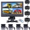 Strex Achteruitrijcamera Set Bedraad Met 4 Camera's (tegelijk Bekijken) - 9" Scherm - 18LED Nachtzicht 15m - IP67 Waterdicht - Achteruitrij Camera -Buitenkampeer Winkel 1200x1182 13