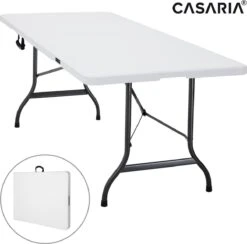 Casaria Tuintafel Opvouwbaar – Met Draaggreep 220x70 Cm – Wit 19 Casaria Tuintafel Opvouwbaar – Met Draaggreep 220x70 Cm – Wit -Buitenkampeer Winkel 1200x1187