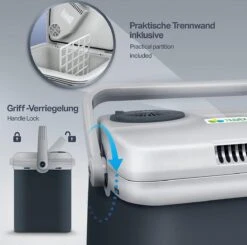 Tillvex- Koelbox, Coolbox, 32 Liter, Grijs -Buitenkampeer Winkel 1200x1189 5