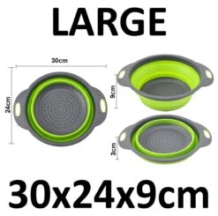 Merkloos Inklapbare Vergiet - Opvouwbaar - Groot - Blauw - Siliconen -Buitenkampeer Winkel 1200x1189 9