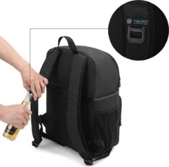 Koeltas Rugzak (28L) - Geschikt Voor 16 Blikjes - Lunchtas Voor Dames En Heren - Zwart -Buitenkampeer Winkel 1200x1190 3