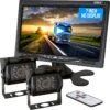 Strex Achteruitrijcamera Set Bedraad Met 2 Camera's (tegelijk Bekijken) - 7" Scherm - 18LED Nachtzicht 15m - IP67 Waterdicht - Achteruitrij Camera -Buitenkampeer Winkel 1200x1193 4