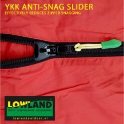 LOWLAND OUTDOOR® Donzen Slaapzak - Companion Economy - 210x80 Cm - Rood -Buitenkampeer Winkel 1200x1196 16