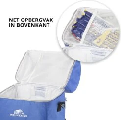 Dutch Mountains Koeltas Rugzak | Cooler Backpack 20 Liter | Picknicktas | Lunchtas | Koelrugzak | Strandtas | Blauw -Buitenkampeer Winkel 1200x1196 3