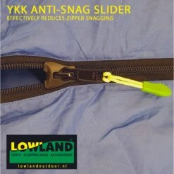 LOWLAND OUTDOOR® Donzen Slaapzak - CC 1 - 200 X 80 Cm - 1725 Gr - 0°C - Katoen -Buitenkampeer Winkel 1200x1196 9