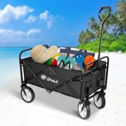 Rijoka Opvouwbare Bolderkar/Bolderwagen | Zwart 18 Rijoka Opvouwbare Bolderkar/Bolderwagen | Zwart -Buitenkampeer Winkel 1200x1197 8