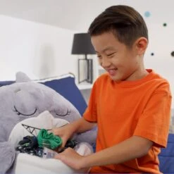 Mediashop Happy Nappers Kinderslaapzak - 2-in-1 Zachte Knuffel En Zomerslaapzak - Roze Eenhoorn Motief Voor Kinderen Van 3 Tot 6 Jaar -Buitenkampeer Winkel 1200x1200 1022