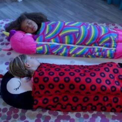 Mediashop Happy Nappers Kinderslaapzak - 2-in-1 Zachte Knuffel En Zomerslaapzak - Roze Eenhoorn Motief Voor Kinderen Van 3 Tot 6 Jaar -Buitenkampeer Winkel 1200x1200 1024