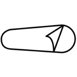 Travelsafe Cotton Inlet Mummy Slaapzak - Wit -Buitenkampeer Winkel 1200x1200 1032