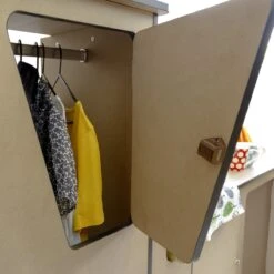 Camper Keuken MDF - Linkerkant EU - Inclusief Kledingstang + Wijnrek - Onbewerkt - Inbouw Kasten Inrichting Kampeerauto Caravan -Buitenkampeer Winkel 1200x1200 104